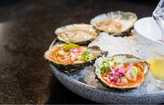 Fresh Oysters with Virginia Habanero Sauce