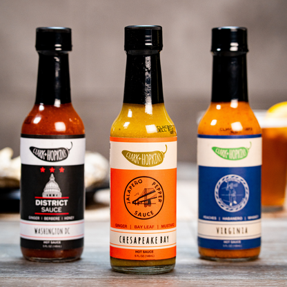 Clark + Hopkins Hot Sauce 3 Pack - Artisan Hot Sauces Bundle